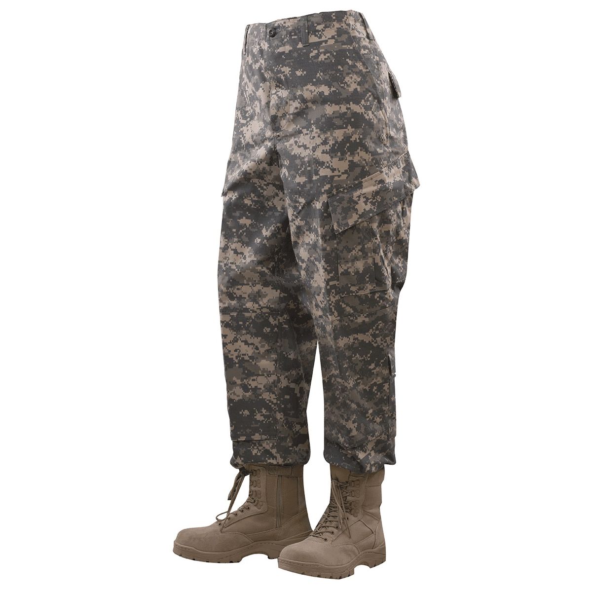 Pantalones tácticos ACU rip-stop Tru-Spec, mezcla 50% nylon 50% algodón (ID 19510)