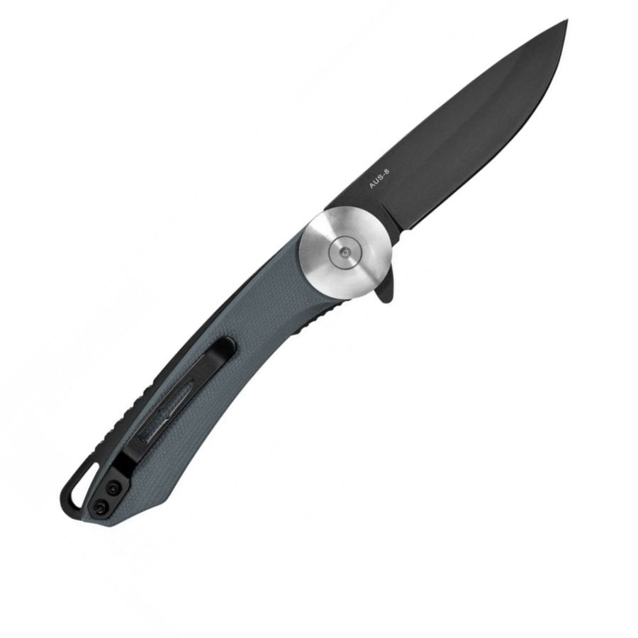 Navaja plegable CIRQUE azul hoja AUS-8 7 cm mango G10