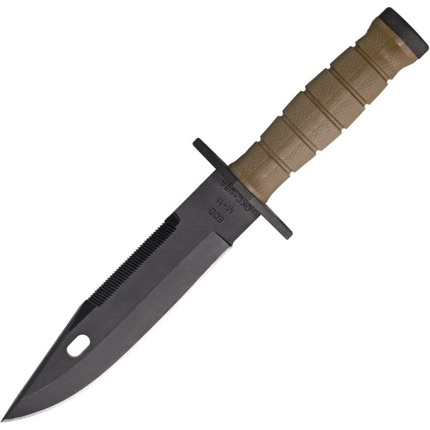 Cuchillo EOD M11 full-tang con funda, cuchillo de combate robusto
