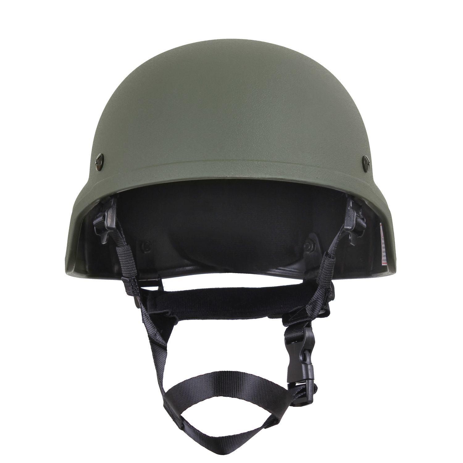 Casco MICH 2000 plástico ABS negro con acolchado interior de 7 almohadillas