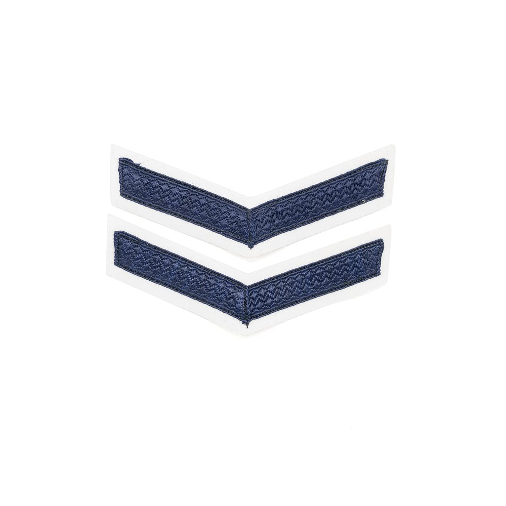 Parche distintivo de rango NVA Marina azul - par