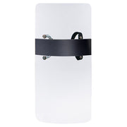 Escudo anti-impacto US BLANK de policarbonato con asa de aluminio, altura aprox. 102 cm
