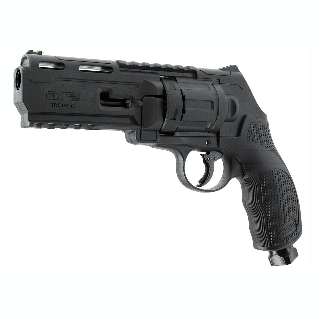 Revolver neumático Umarex T4E TR 50 Gen2 calibre .50 para bolas de goma, 13J