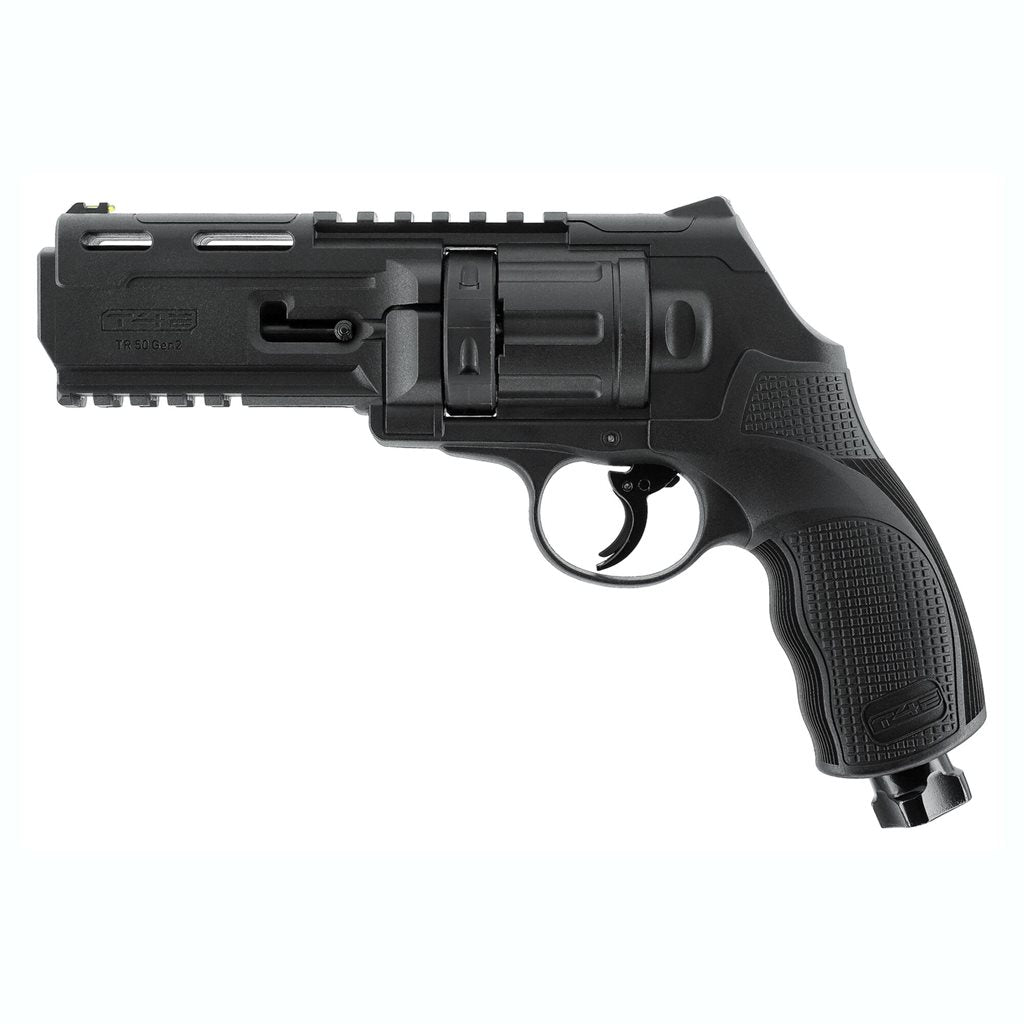 Revolver neumático Umarex T4E TR 50 Gen2 calibre .50 para bolas de goma, 13J
