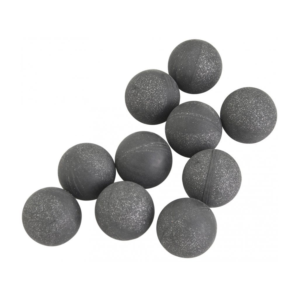 Envase de 10 bolas de goma T4E RB .43 con limaduras de acero