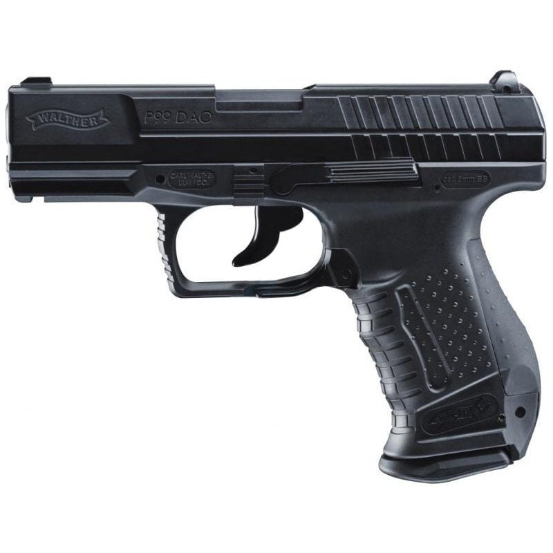 Walther P99 DAO pistola airsoft CO2 blowback calibre 6 mm vista