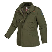 Chaqueta US M65 REGIMENT con forro en color verde, vista frontal