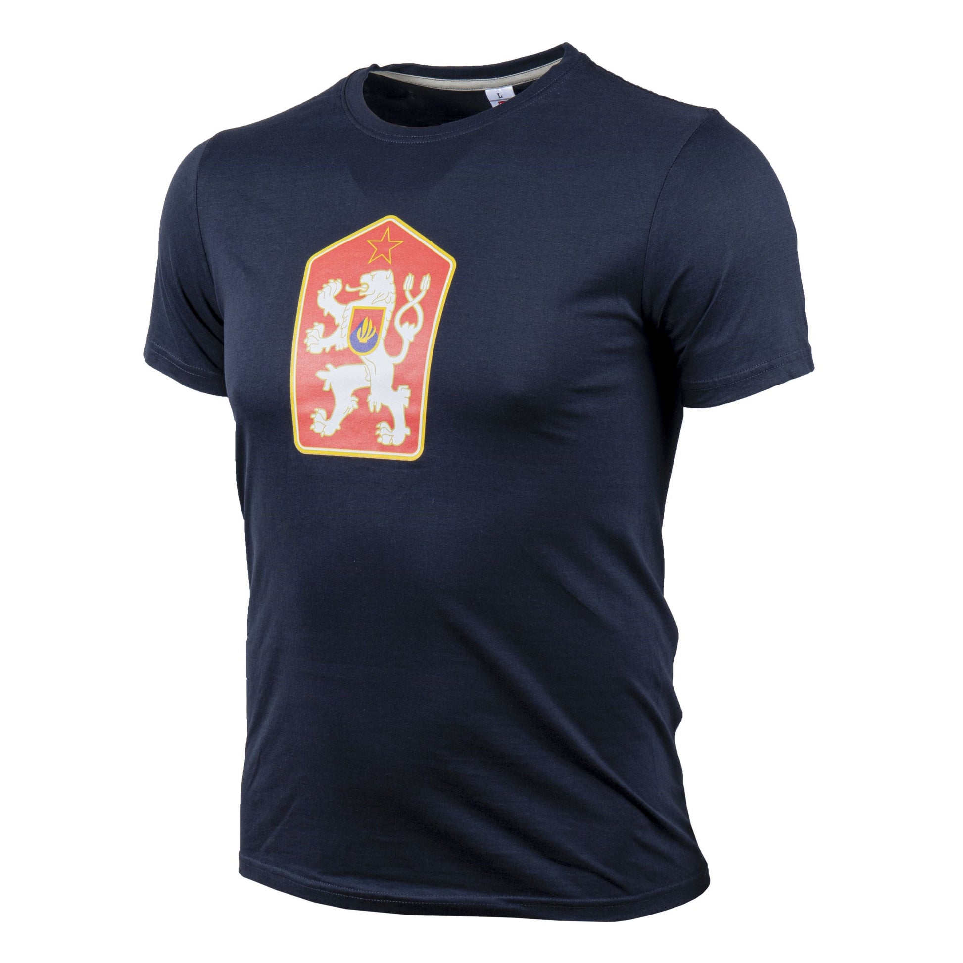 Camiseta retro ČSSR azul, manga corta