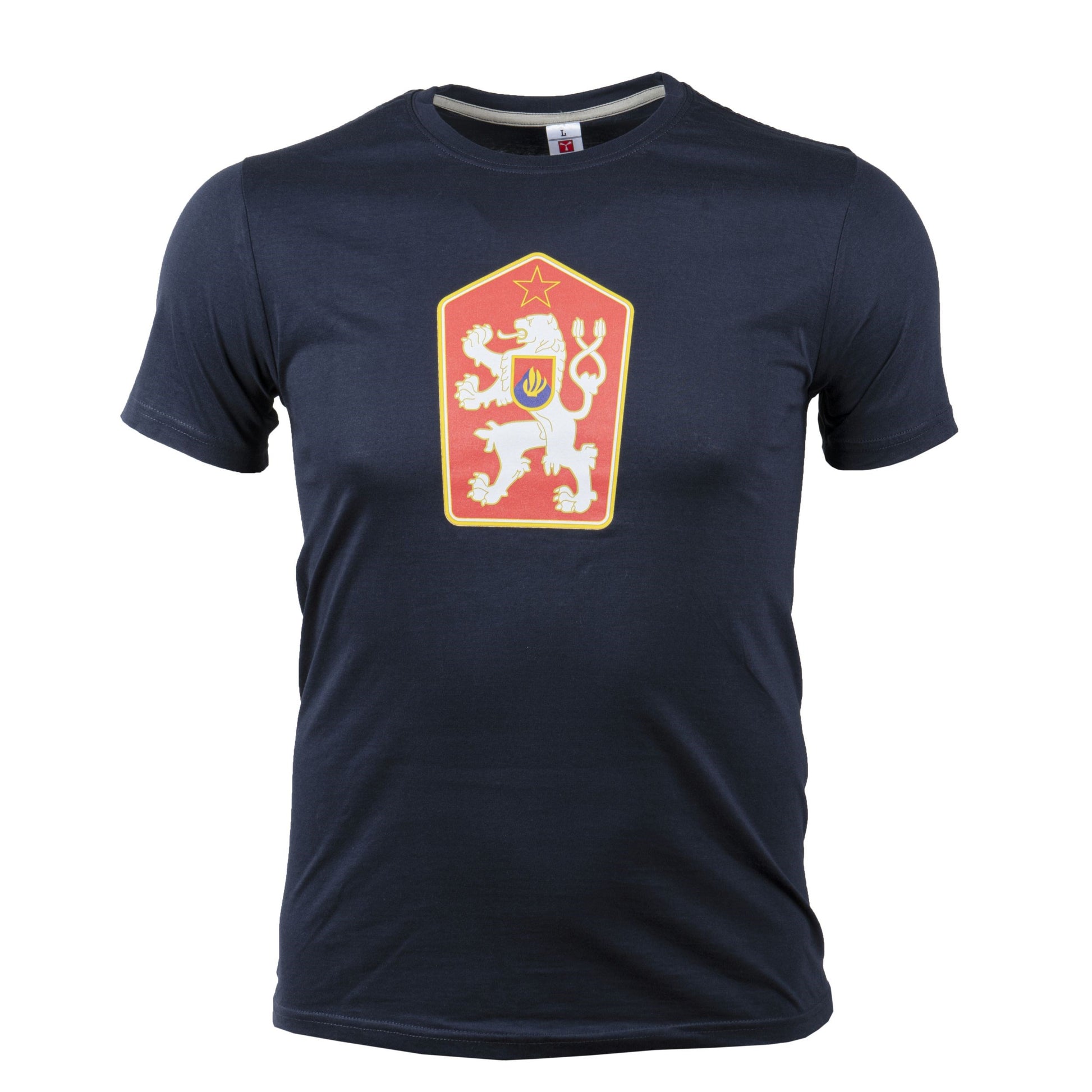 Camiseta retro ČSSR azul, manga corta