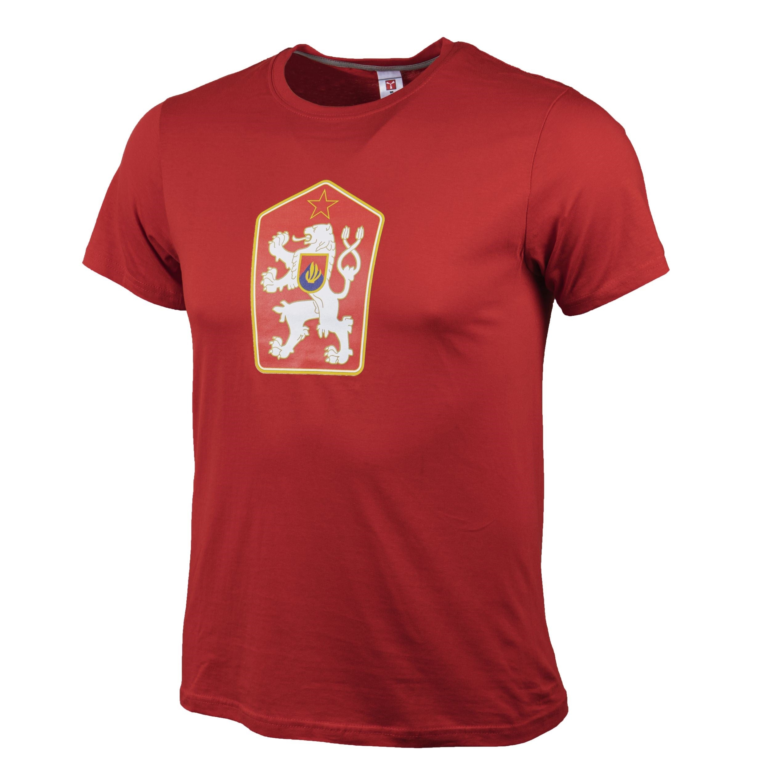 Camiseta retro ČSSR roja - vista delantera del producto