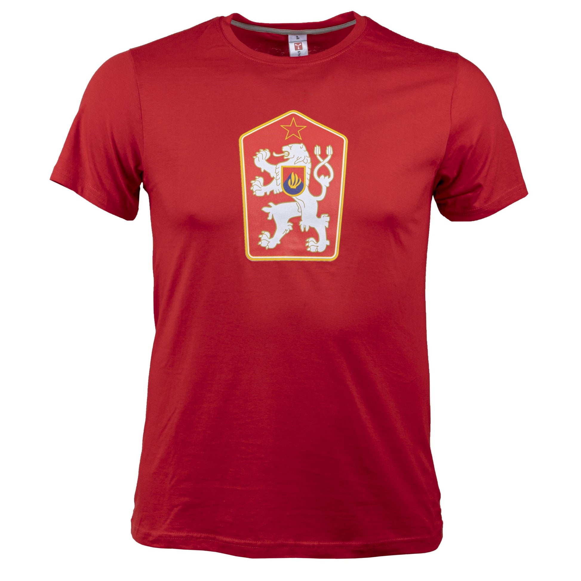Camiseta retro ČSSR roja - vista delantera del producto