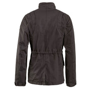 Chaqueta Delta Britannia negra con capucha, seis bolsillos, puños ajustables y cintura regulable - Surplus