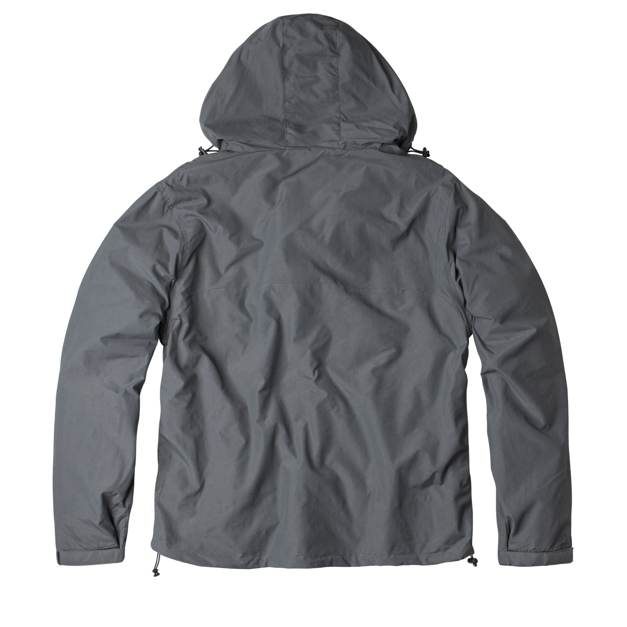 Bunda WINDBREAKER ŠEDÁ, chaqueta cortavientos gris con forro polar fijo y cremallera cubierta