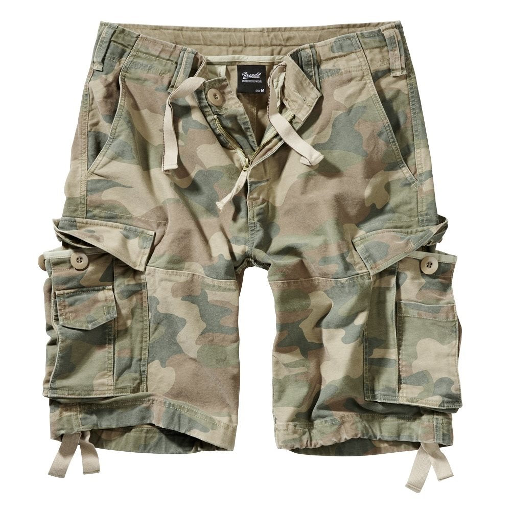 Shorts BRANDIT Vintage estilo cargo, material resistente y bolsillos prácticos