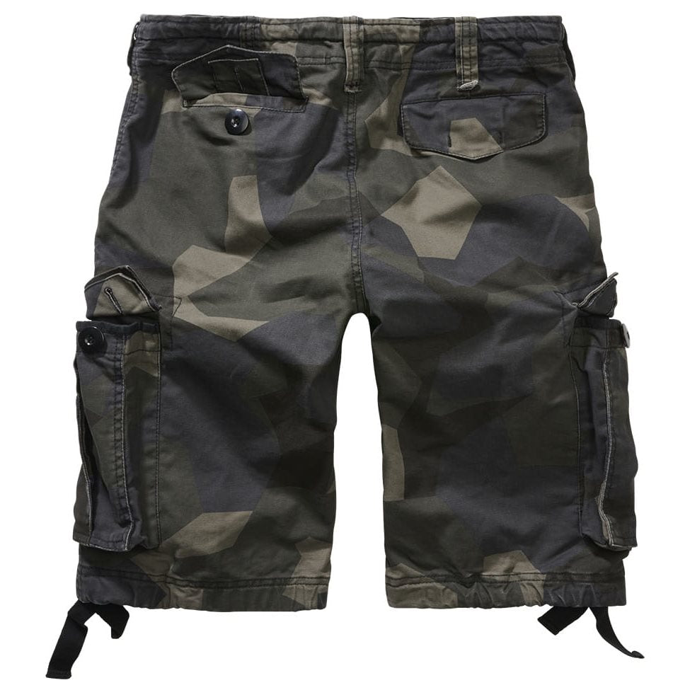 Pantalones cortos Brandit Trooper Vintage M90 Dark Camo en camuflaje oscuro