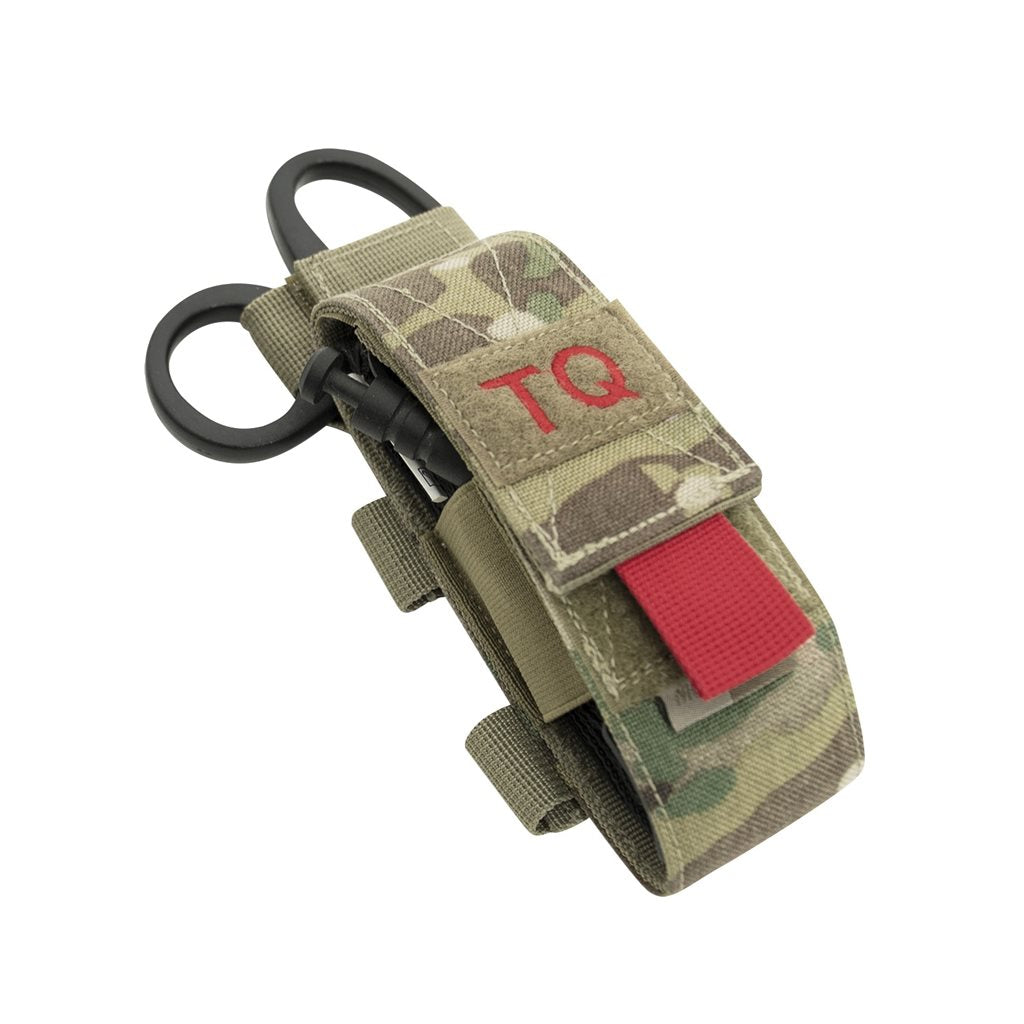 Funda MOLLE TQ para torniquete y tijeras MULTICAM, 17 x 5 x 2,5 cm, poliéster 600D