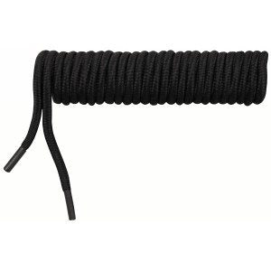 Cordones negros 210 cm, 100% nylon