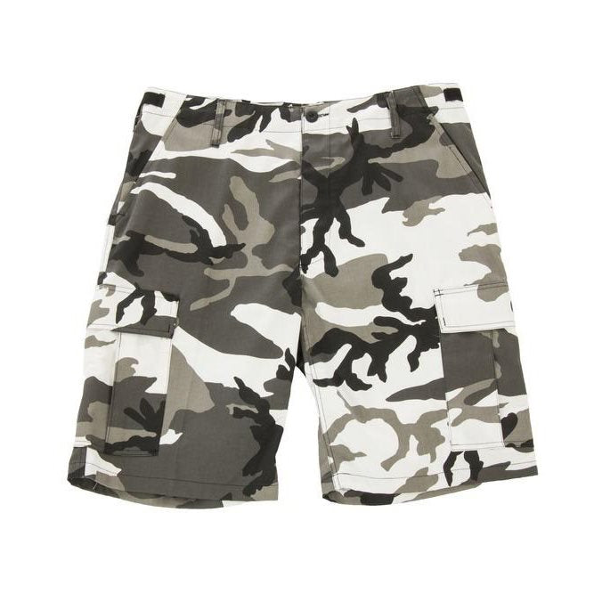 Pantalones cortos BDU METRO URBAN 65% poliéster 35% algodón con 6 bolsillos y cintura ajustable