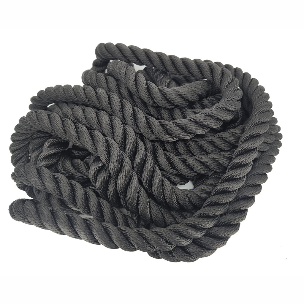 Cuerda retorcida PP-Betelon 20 mm, 10 m, negra