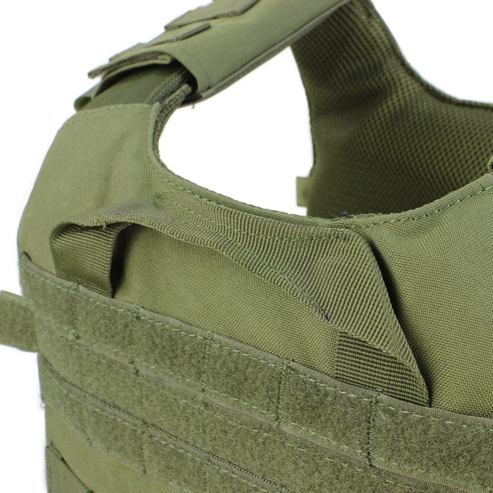 Chaleco portaplacas GUNNER MOLLE de Condor en verde, versión ligera y simplificada