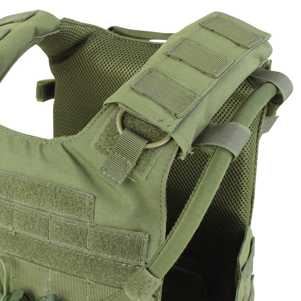 Chaleco portaplacas GUNNER MOLLE de Condor en verde, versión ligera y simplificada