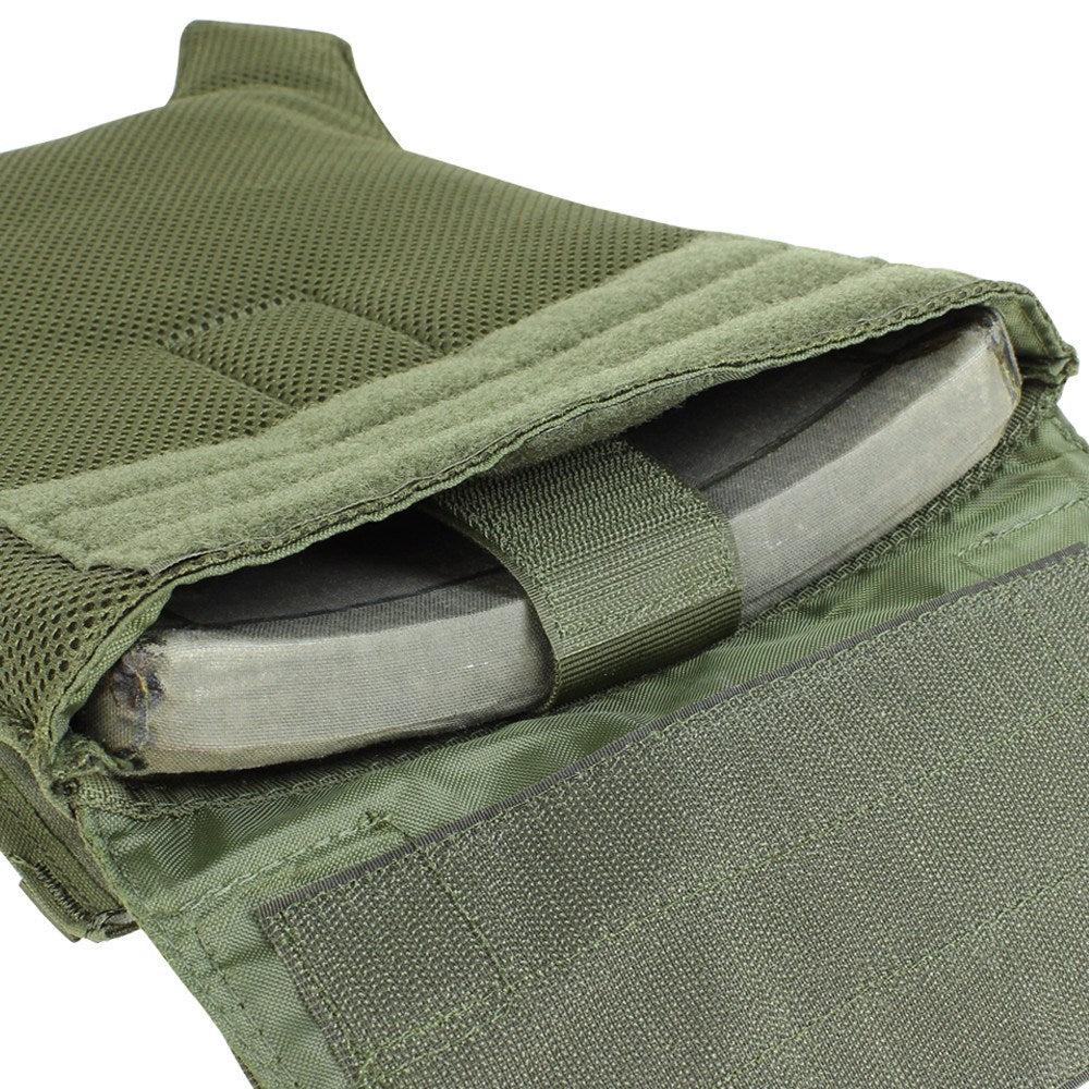 Chaleco portaplacas GUNNER MOLLE de Condor en verde, versión ligera y simplificada