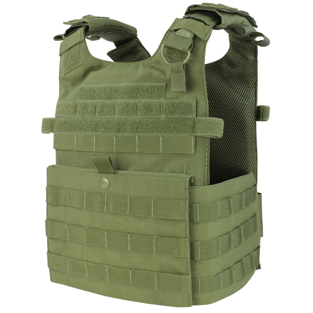 Chaleco portaplacas GUNNER MOLLE de Condor en verde, versión ligera y simplificada