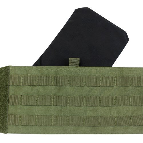 Chaleco Enforcer portaplacas verde de nylon con sistema de rápido desprendimiento, peso 1,7 kg