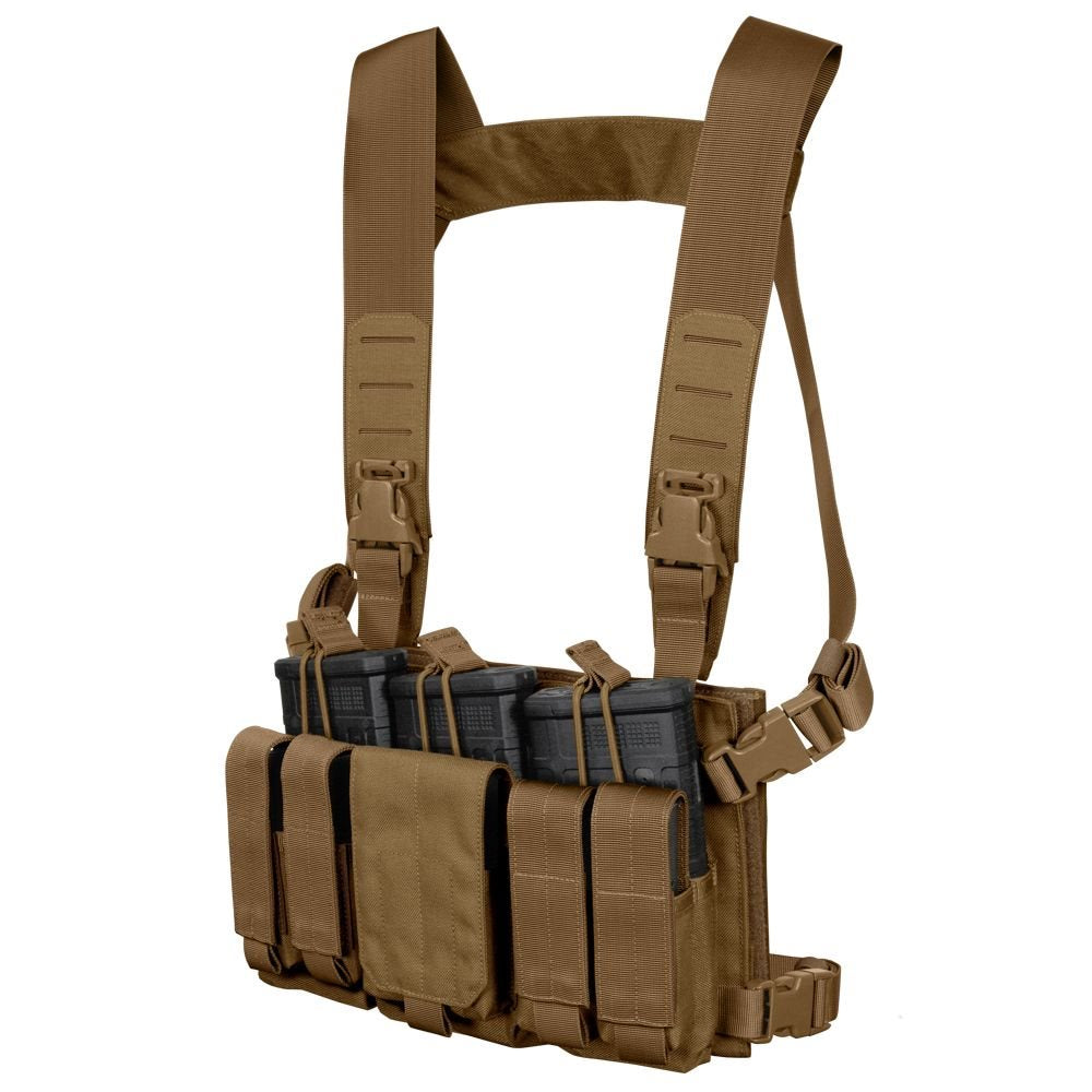 Correa portadora LCS VAS verde para Vanquish Armor System, vista del producto