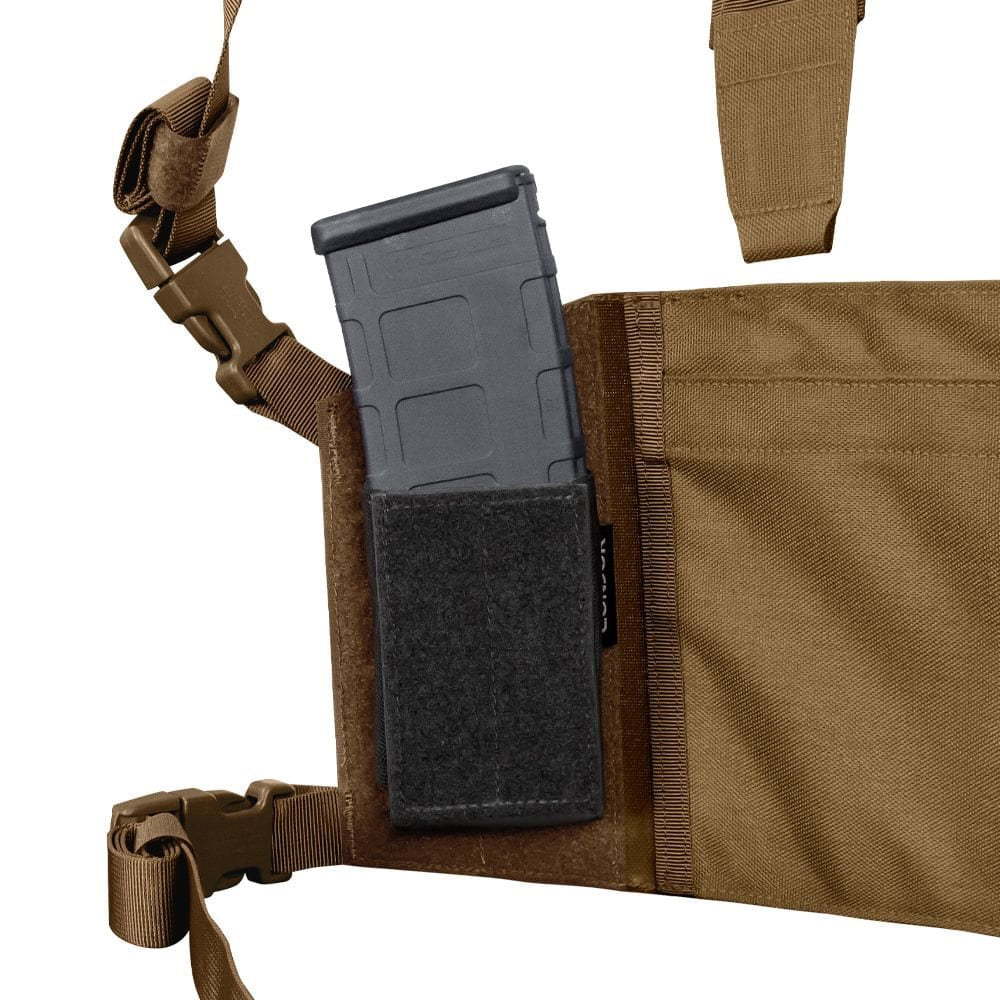 Correa portadora LCS VAS verde para Vanquish Armor System, vista del producto