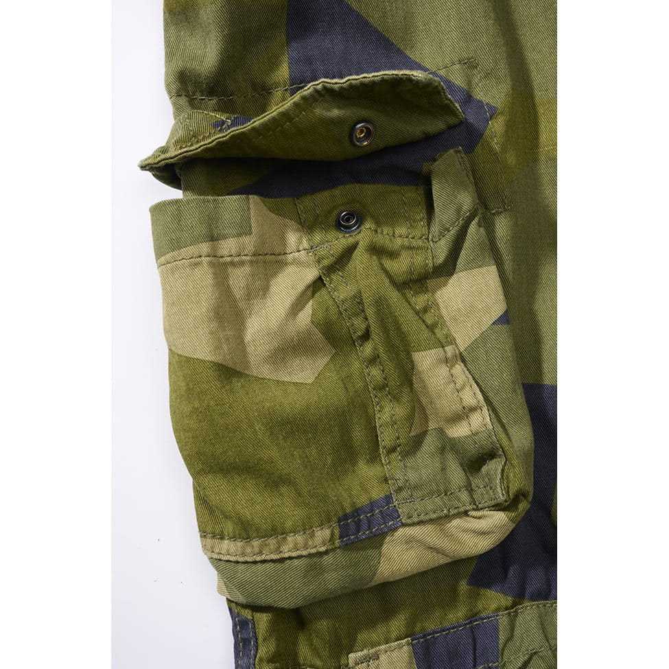 Pantalones cortos URBAN EGEND M90 en algodón fino lavado, estilo vintage
