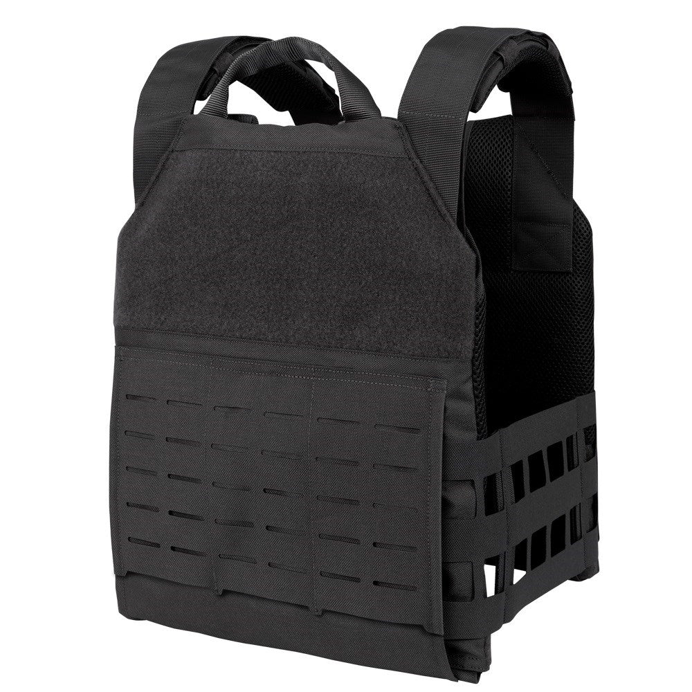Chaleco portaplacas PHALANX negro de Condor Outdoor, vista frontal