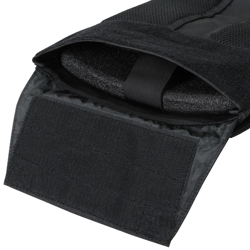Chaleco portaplacas PHALANX negro de Condor Outdoor, vista frontal