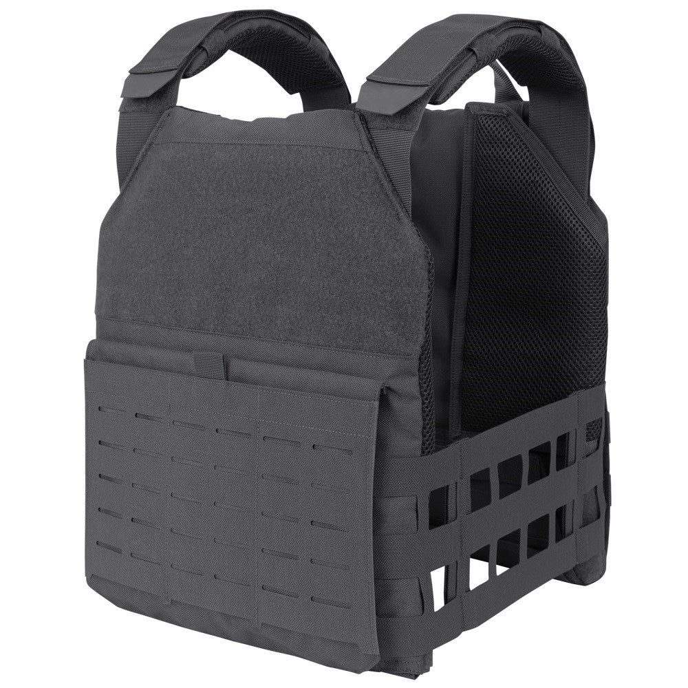Vesta PHALANX portaplacas negro Condor Outdoor, vista frontal del chaleco