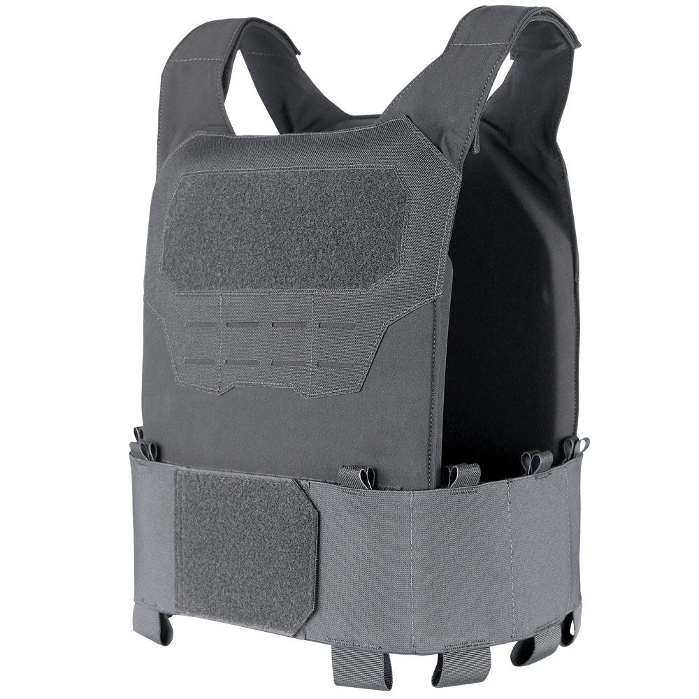 Portaplacas Vesta SPECTER negro de Condor Outdoor, nylon reforzado y perfil bajo