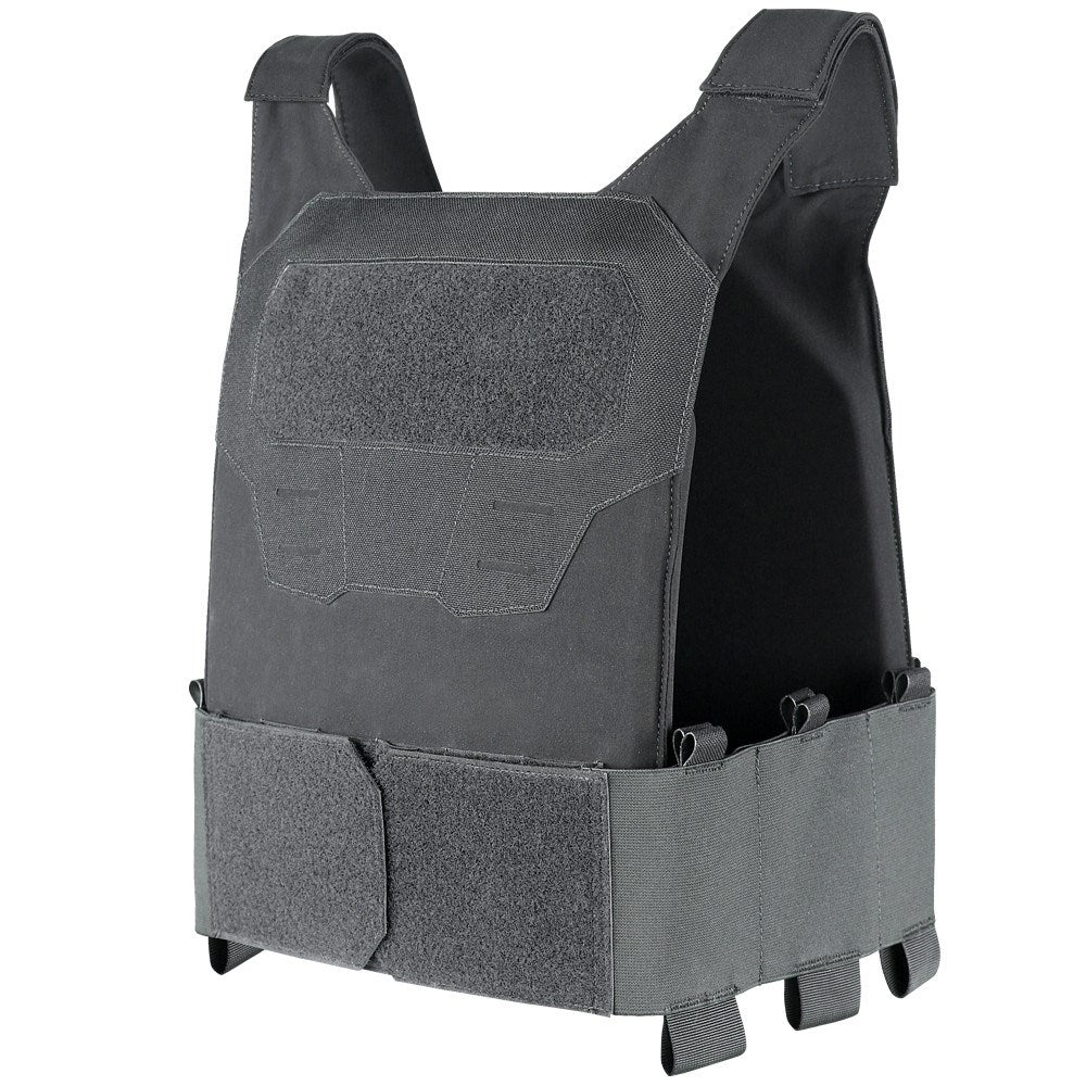 Portaplacas Vesta SPECTER negro de Condor Outdoor, nylon reforzado y perfil bajo