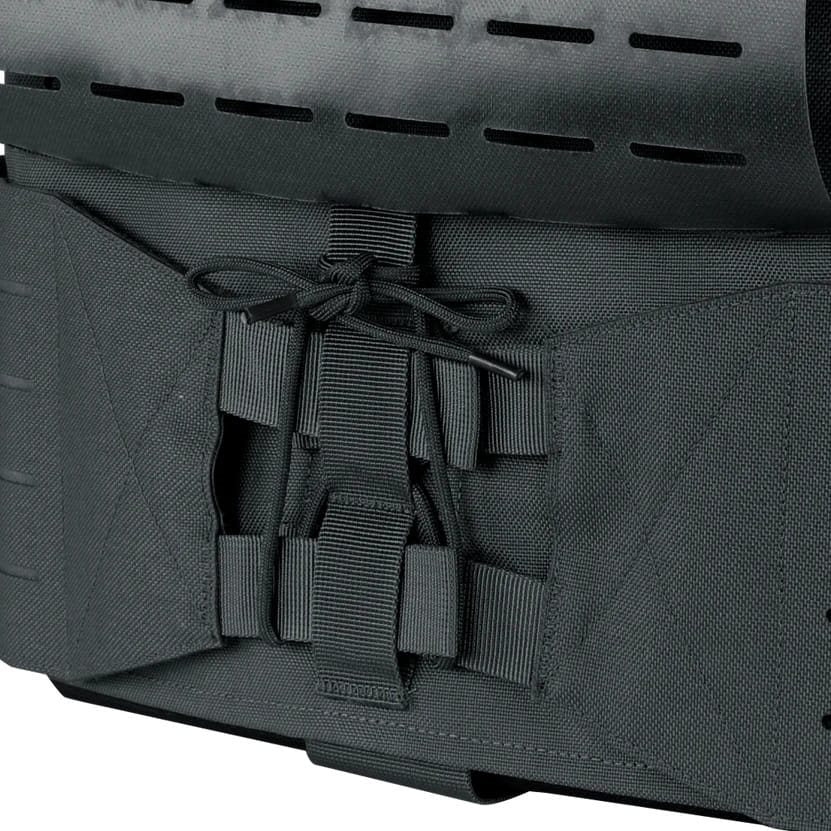 Portaplacas VANQUISH RS negro de Condor Outdoor en laminado de nylon con MOLLE/PALS recortado por láser