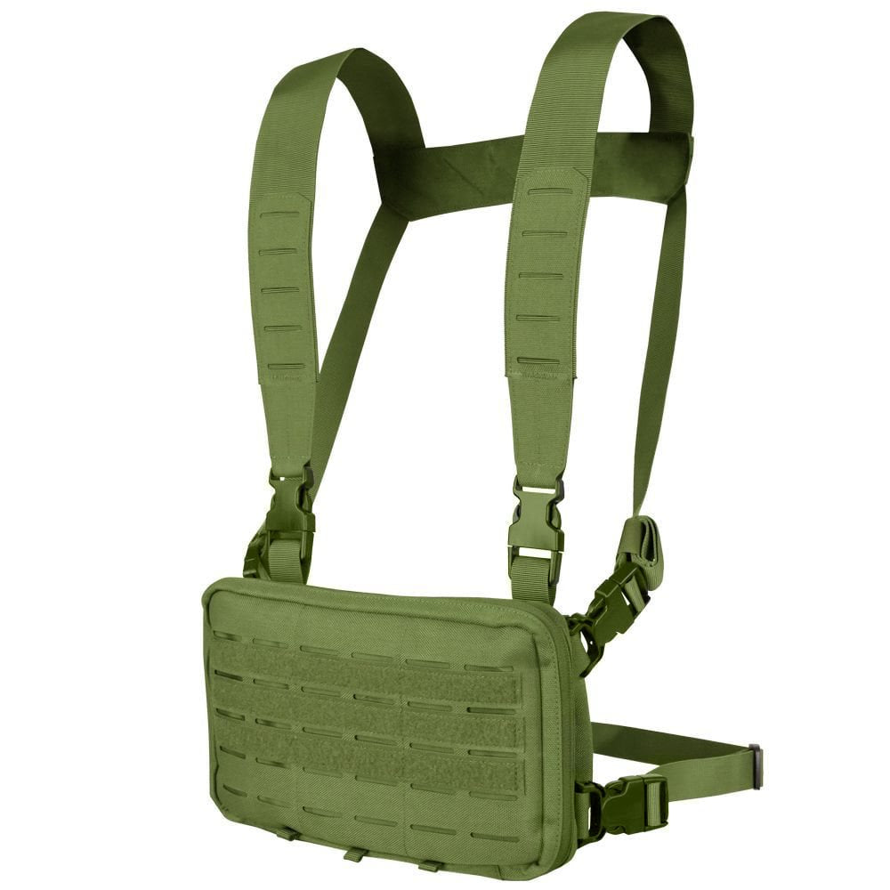 Imagen del chaleco táctico Stowaway Chest Rig verde