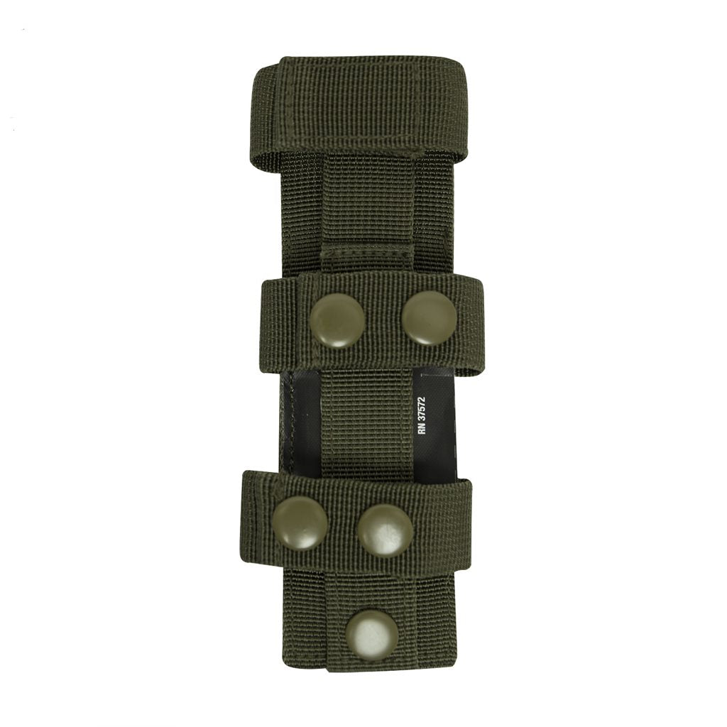 Funda MOLLE TQ verde para torniquete y tijeras