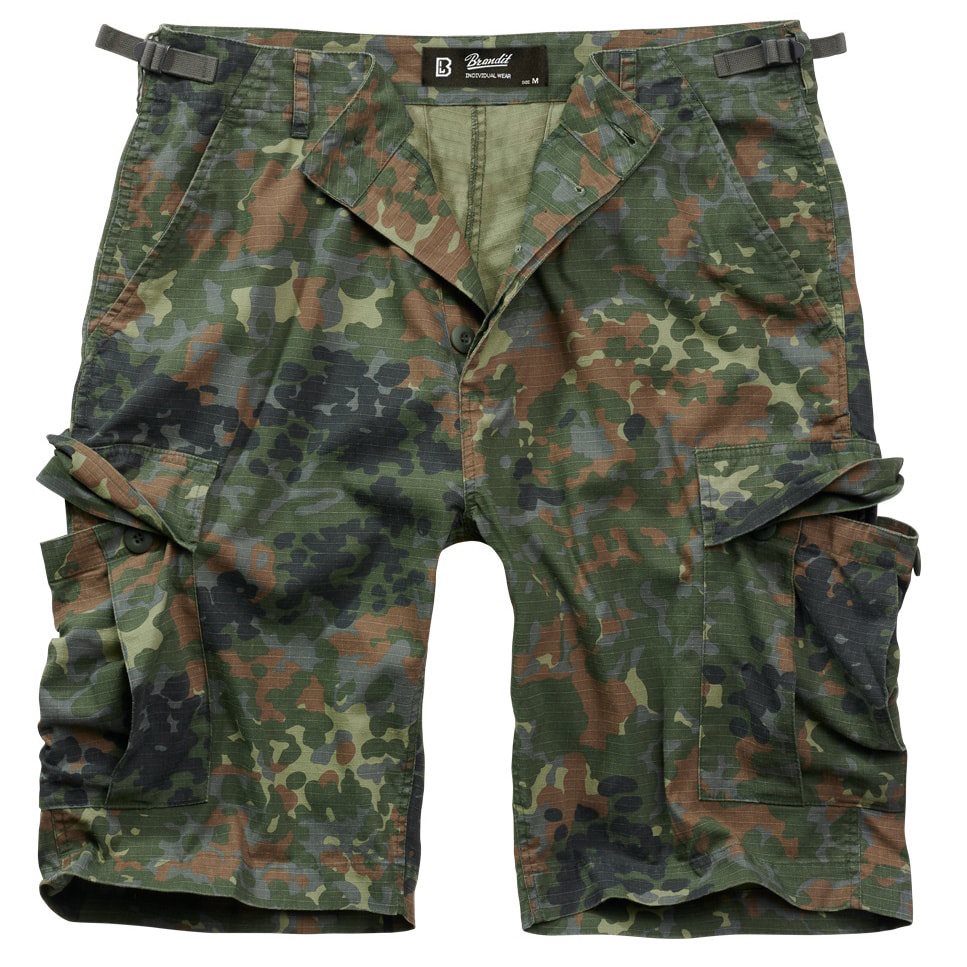 Shorts US BDU rip-stop FECKTARN, algodón, 6 bolsillos, cintura ajustable