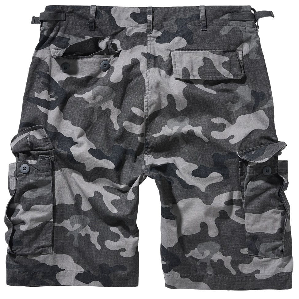 Pantalones cortos US BDU rip-stop con seis bolsillos y cintura ajustable