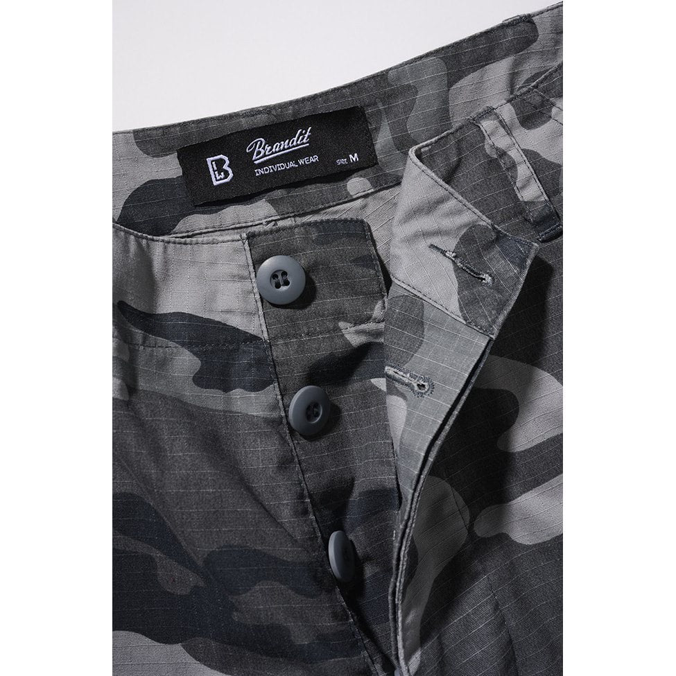 Pantalones cortos US BDU rip-stop con seis bolsillos y cintura ajustable