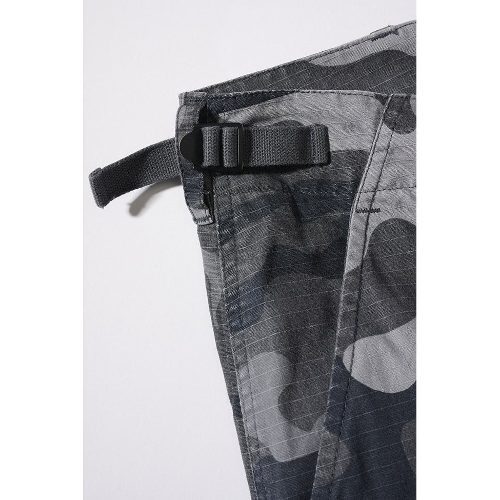 Pantalones cortos US BDU rip-stop con seis bolsillos y cintura ajustable