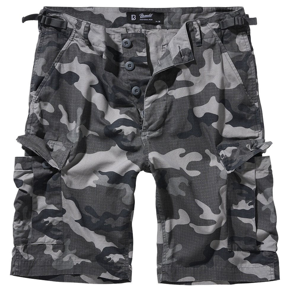 Pantalones cortos US BDU rip-stop con seis bolsillos y cintura ajustable