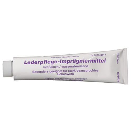 Crema impermeabilizante BW para calzado en tubo 125 ml - transparente