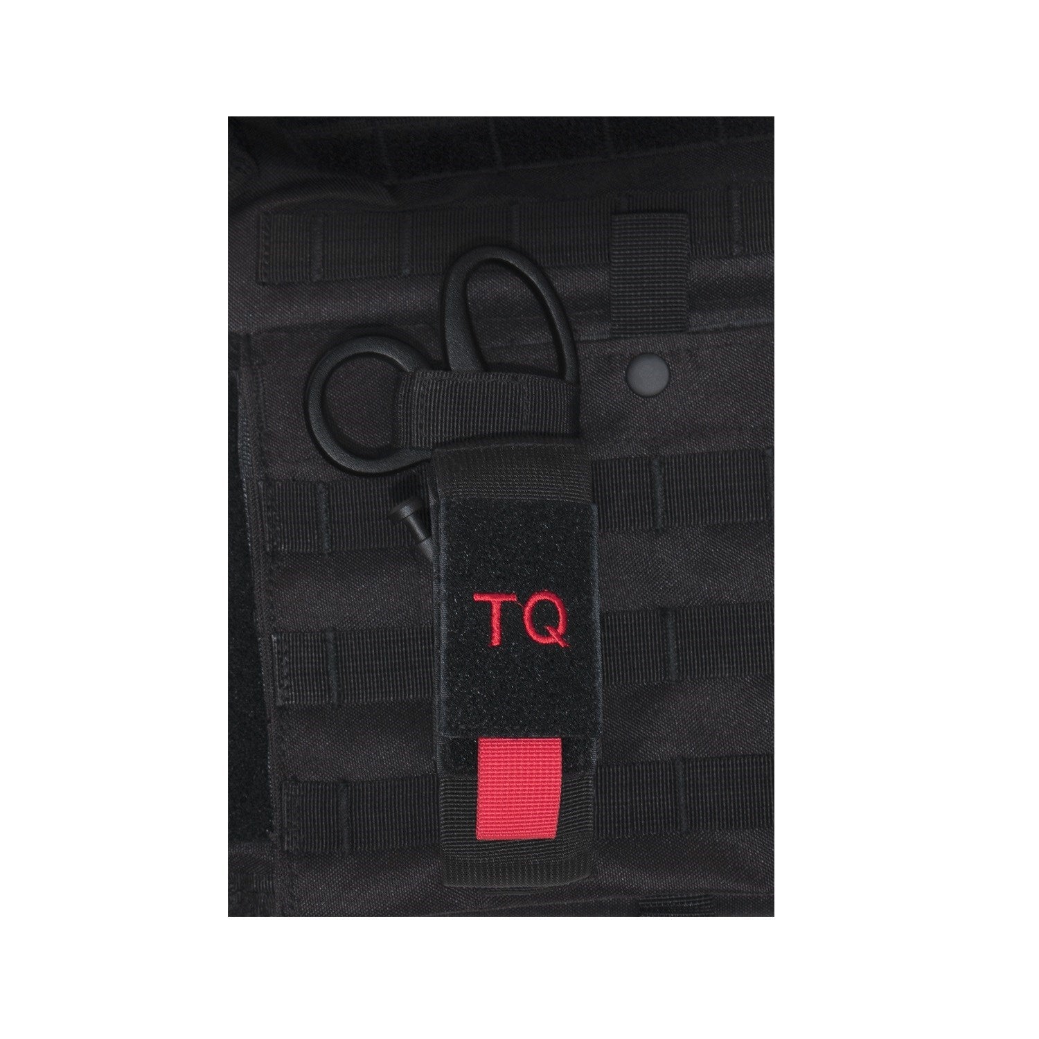 Funda MOLLE TQ verde para torniquete y tijeras