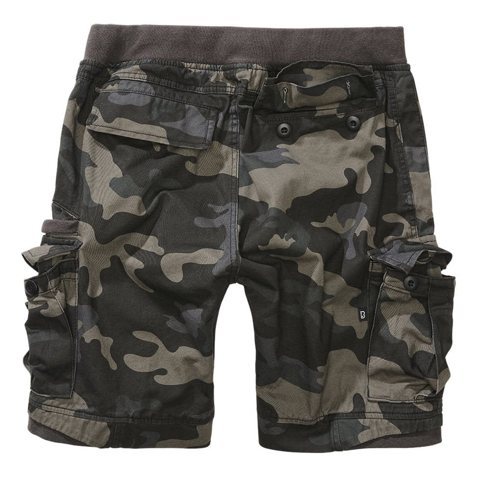 Pantalones cortos PACKHAM VAGE estilo lavado en algodón suave con cintura elástica y cordón