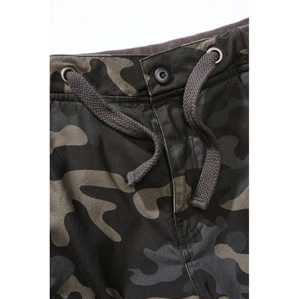 Pantalones cortos PACKHAM VAGE estilo lavado en algodón suave con cintura elástica y cordón