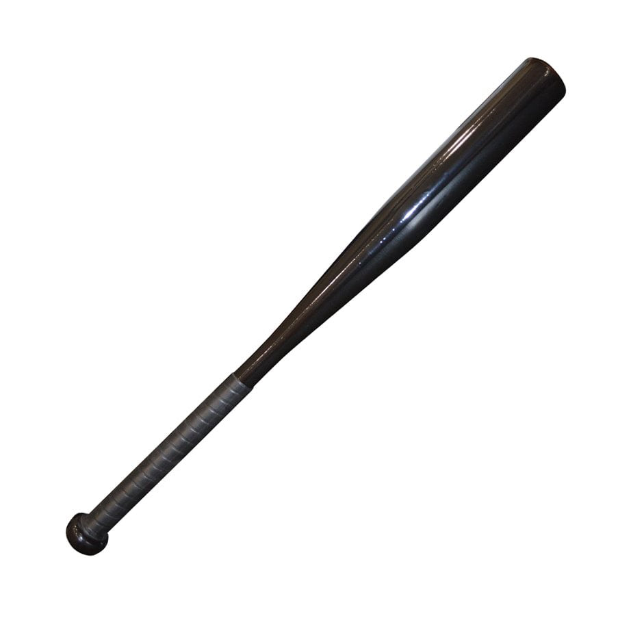Bate de béisbol TYSONZ aluminio 46 cm negro con empuñadura de goma