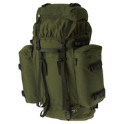 Mochila Berghaus Vulcan 100L verde, diseño militar robusto
